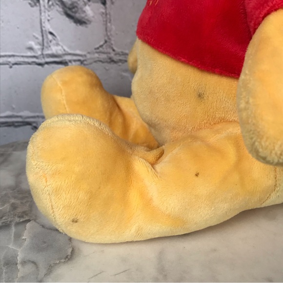 Disney Winnie The Pooh Children’s Golden Stuffed Animal Teddy Bear Plush Toy - Picture 10 of 10